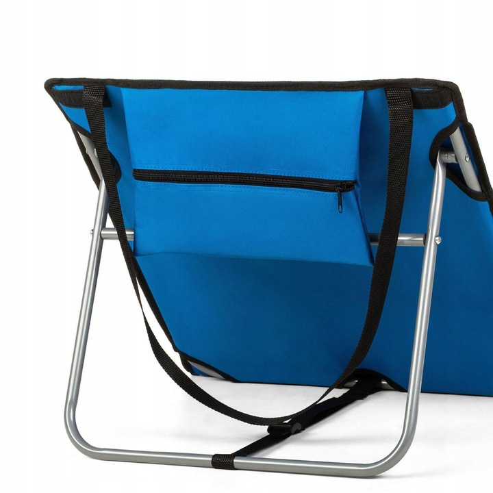 MATA PLAŻOWA Z OPARCIEM REGULOWANY LEŻAK PLAŻOWY SKŁADANY OUTTEC