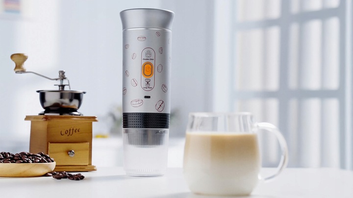 PODRÓŻNY ekspres do kawy mielonej+ na kapsułki CIŚNIENIOWY 20 Bar AEROGOGO