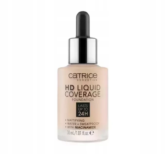 CATRICE HD Coverage podkład 010 Light Beige podkład do twarzy 30 ml