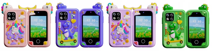 TELEFON DLA DZIECI SMARTFON ZABAWKOWY KAMERA LATARKA GRY POLSKIE MENU SMYCZ