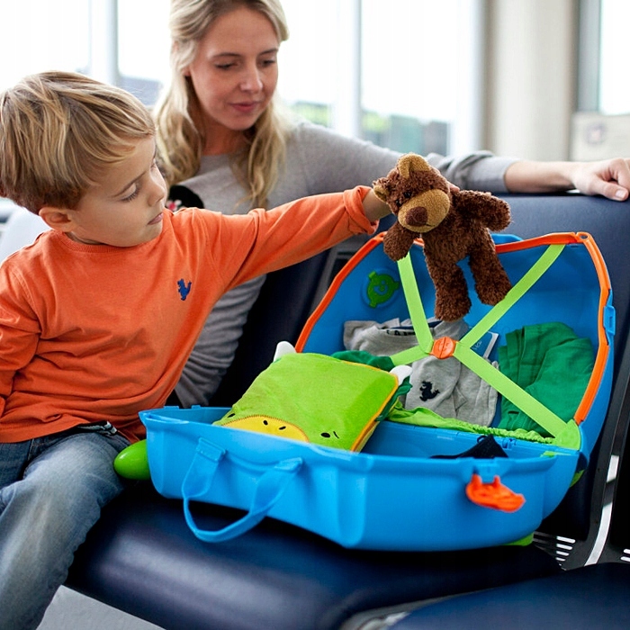 WALIZKA TRUNKI JEŻDŻĄCA WALIZECZKA JEŹDZIK 2w1