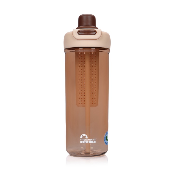 Butelka na wodę z sitkiem słomką bidon BPA free Majestic Sport 950 ml