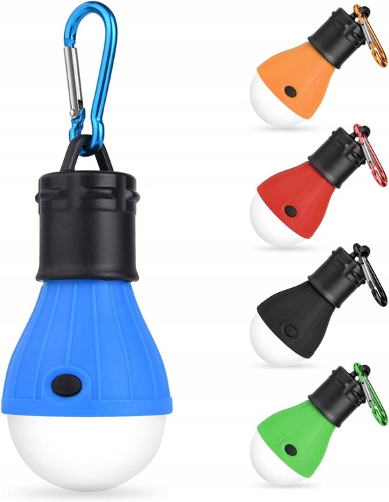 LAMPA KEMPINGOWA BIWAKOWA LED LATARKA LAMPKA DO NAMIOTU KARABIŃCZYK 5 SZT