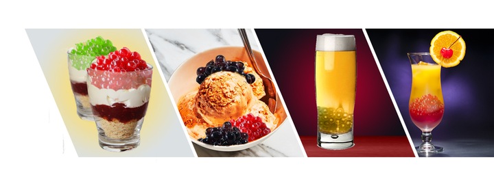 Molecula - KULKI do BUBBLE TEA - 2kg - MOLEKULARNY KAWIOR - TRUSKAWKA