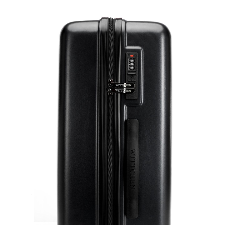 WITTCHEN duża walizka z ABS-u z logo czarna