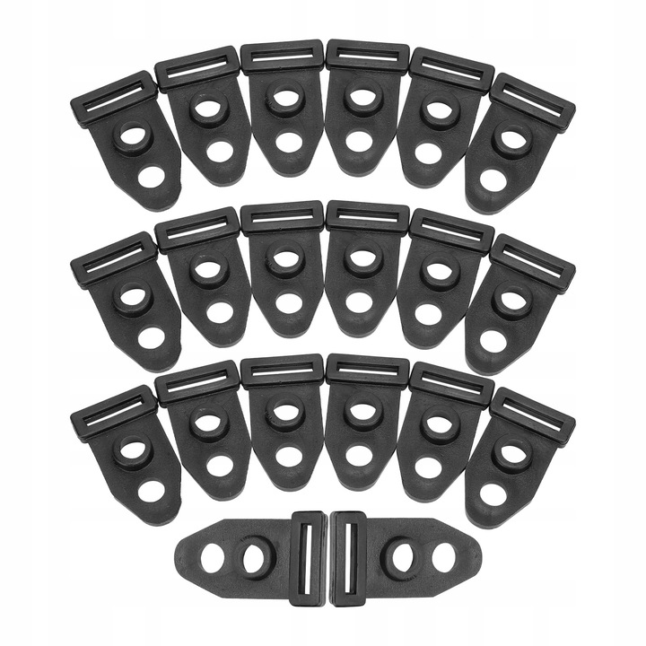 20 X ZACISK DO STÓP NAMIOTU KEMPINGOWEGO