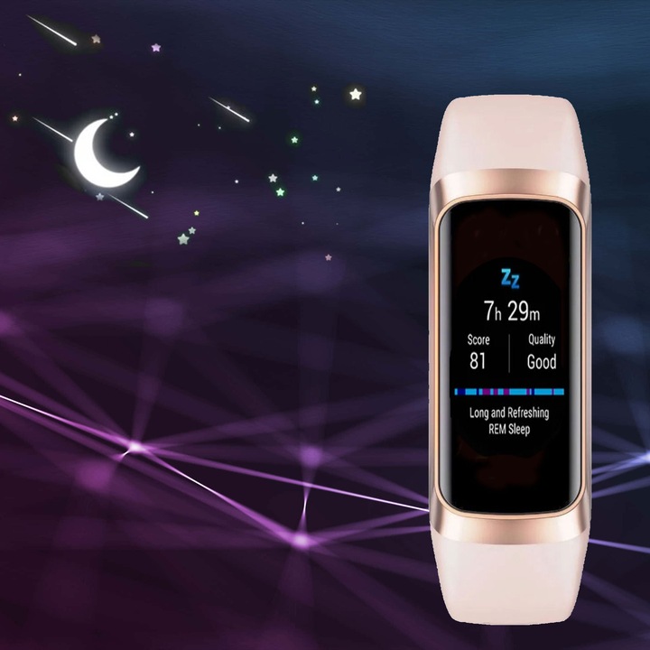 Zegarek damski SMARTWATCH RBN AMOLED SMARTBAND FIT-K