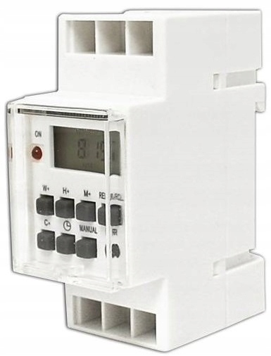 PROGRAMATOR WŁĄCZNIK WYŁĄCZNIK CZASOWY NA SZYNĘ