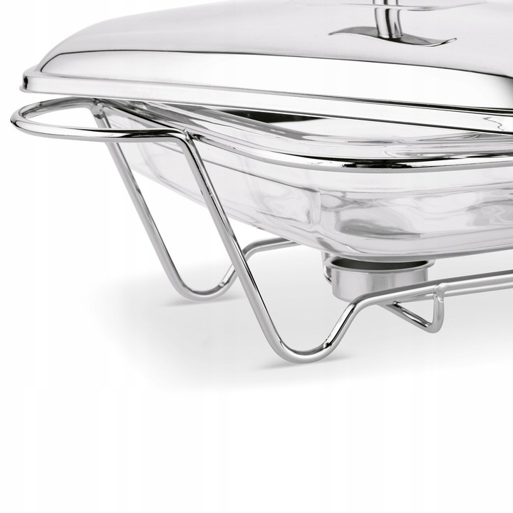 NACZYNIA SZKLANE na podgrzewaczu prostokątne Tadar Longa 2 x 2 l