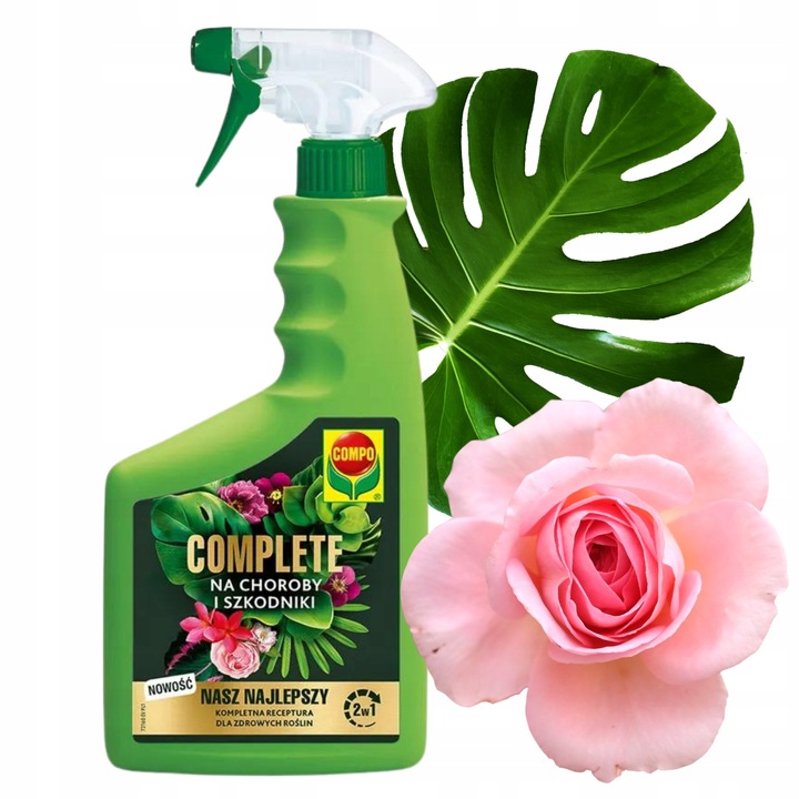 COMPO COMPLETE 2w1 NA CHOROBY I SZKODNIKI MSZYCE PRZĘDZIORKI WEŁNOWCE PLEŚŃ