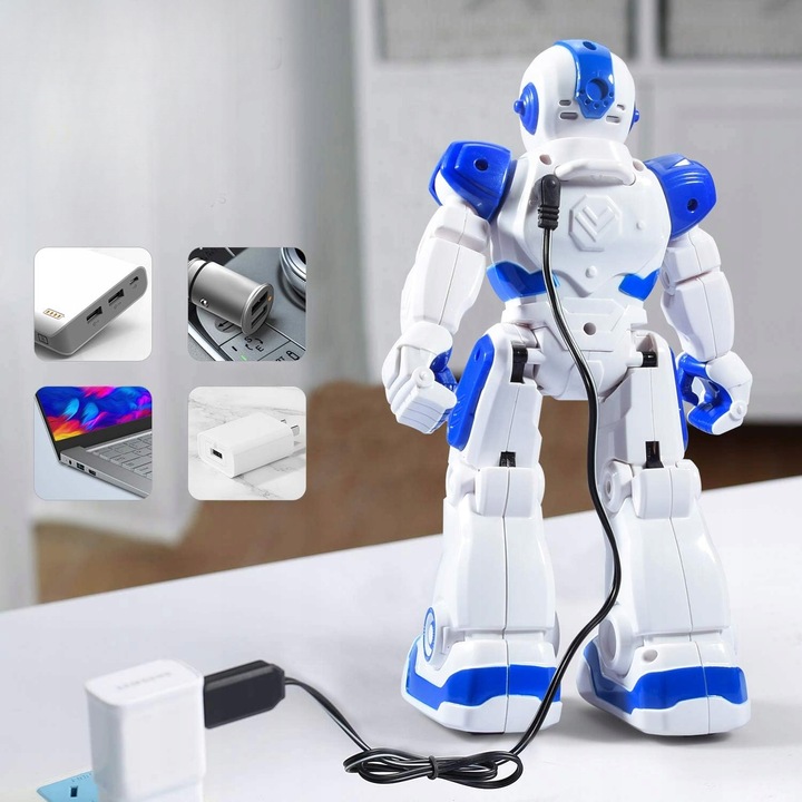 INTELIGENTNY ROBOT DLA DZIECI Z CZUJNIKIEM GESTÓW I PILOTEM