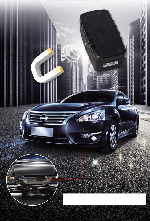 LOKALIZATOR GPS MAGNES PODSŁUCH ŚLEDZENIE TRACKER 20000mAh 240 DNI APP