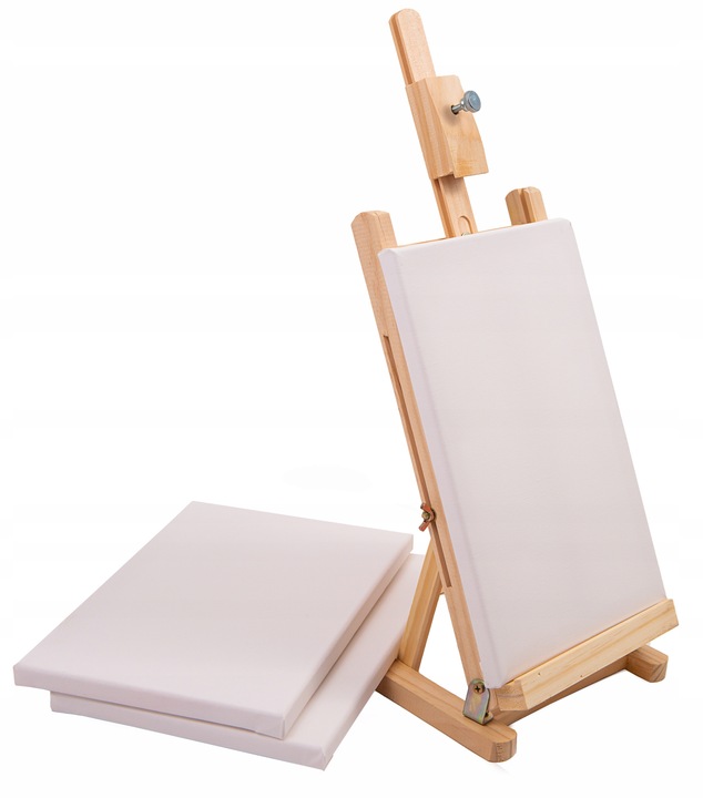 ZESTAW ARTYSTYCZNY DO MALOWANIA SZTALUGA PŁÓTNO DLA DZIECI PREZENT