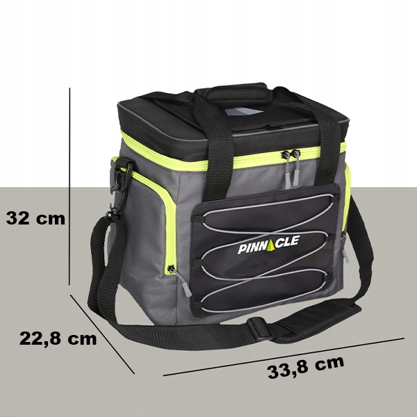 TORBA TERMICZNA PRZENOŚNA lekka PINNACLE Pogba TPX-5506 18,5 L, szara