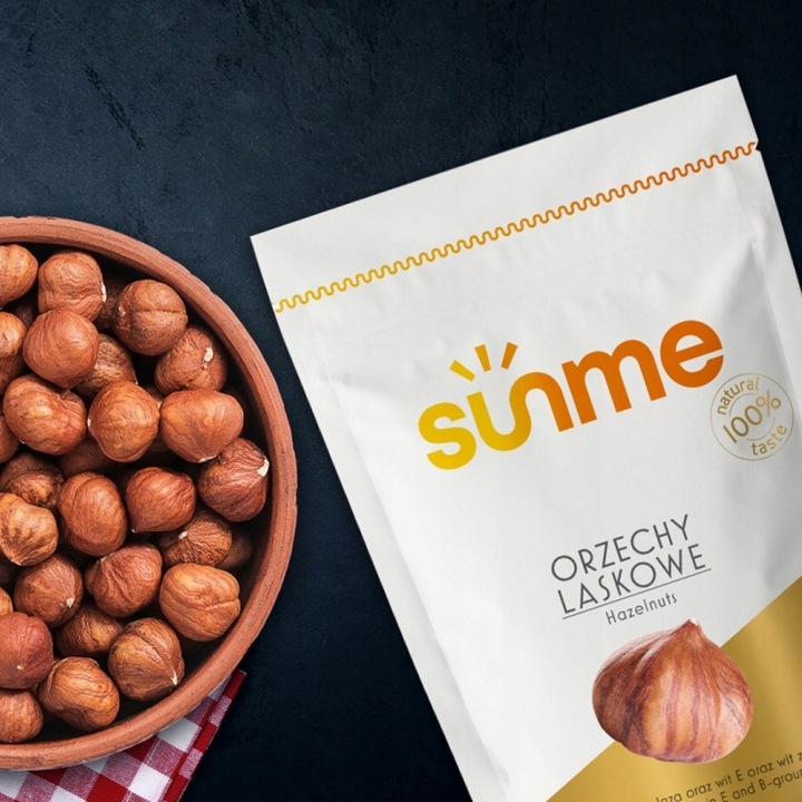 Orzechy Laskowe Łuskane 700g Sunme jakość