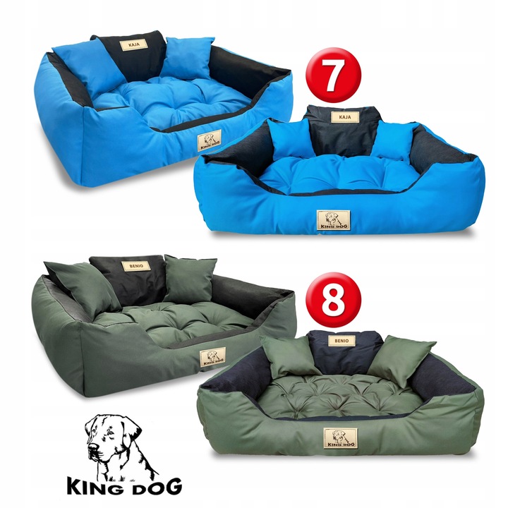 Legowisko dla Psa Kota Kanapa Kojec Z imieniem S 55x45 cm Różne kolory