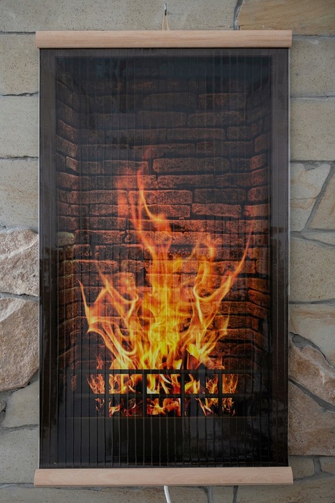 Grzejnik na podczerwień TRIO - wzór: KOMINEK z REGULATOREM MOCY na 2 tryby