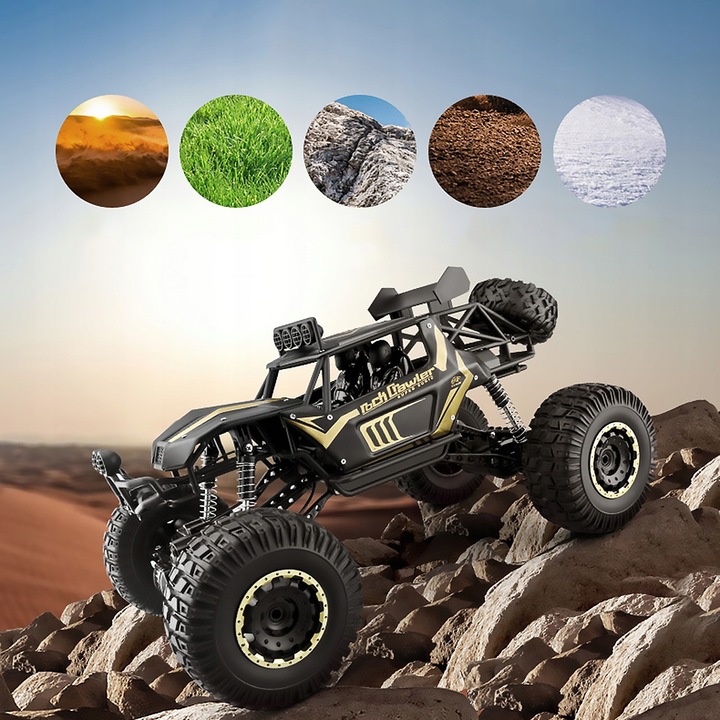 SAMOCHÓD ZDALNIE STEROWANY 4x4 METAL GIGANT 51cm