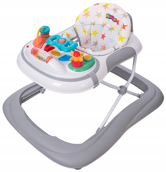 PIMKO ZIPPI CHODZIK DLA DZIECKA INTERAKTYWNY CHODAK DO NAUKI CHODZENIA GREY