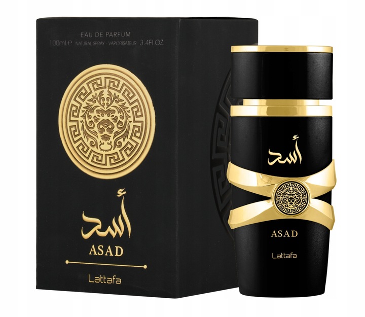 PERFUMY MĘSKIE LATTAFA ASAD 100 ML TRWAŁE ARABSKIE ORYGINALNE + 2 PRÓBKI