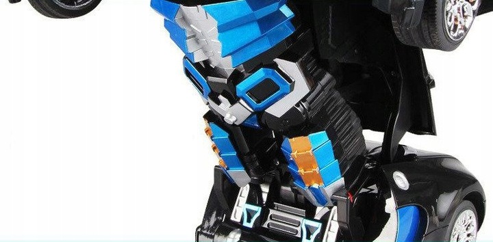 ROBOT SAMOCHÓD 2W1 BUGATTI ZDALENIE STEROWANY R/C PILOT USB AKUMULATORY