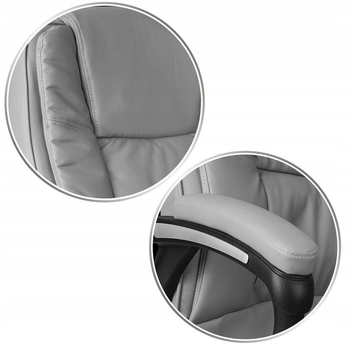 FOTEL BIUROWY KRZESŁO BIUROWE OBROTOWE CHROM