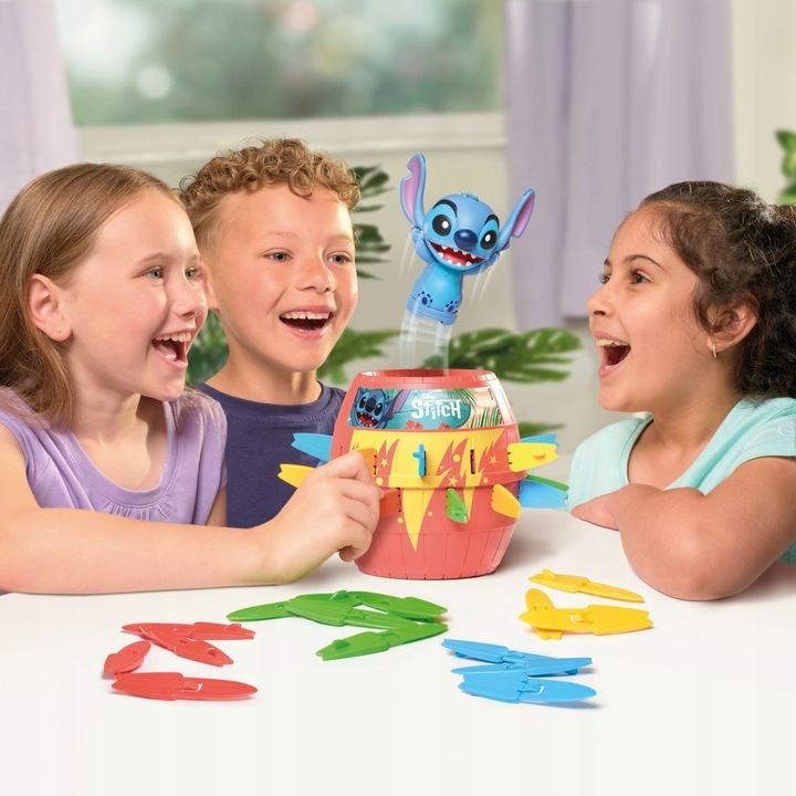 TOMY GRA ZRĘCZNOŚCIOWA POP UP DISNEY LILO & STITCH gra dla dzieci +4 lata