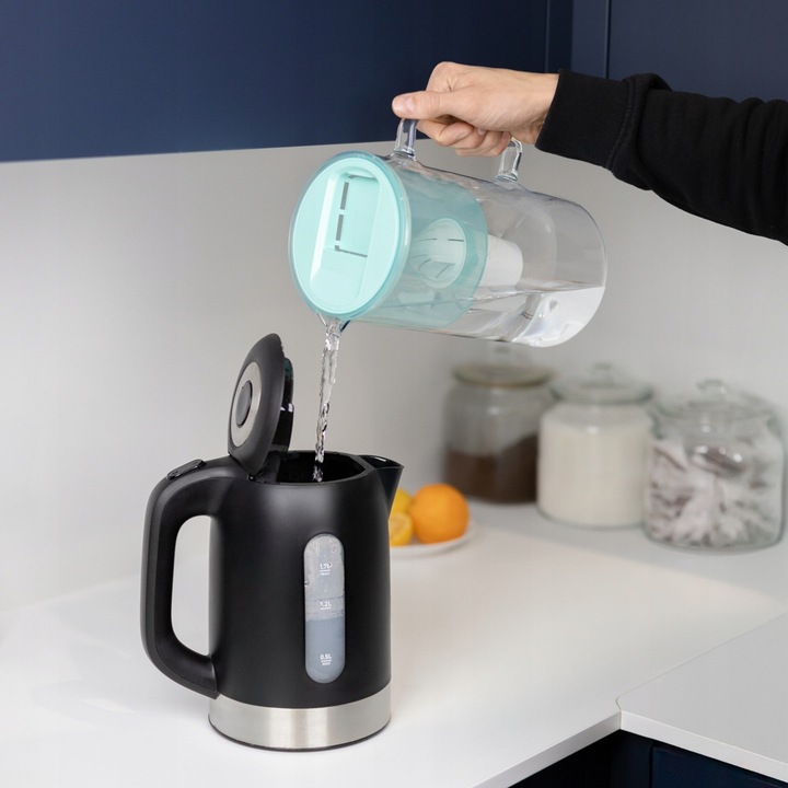 Dzbanek filtrujący szklany Wessper WES202-MT 3l Mięta 1x filtr aquaclassic