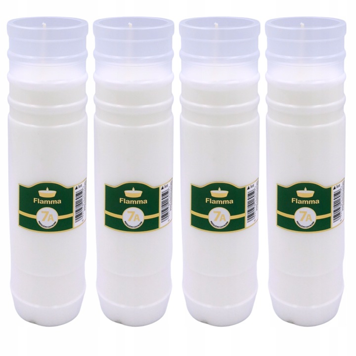Wkłady do Zniczy Parafinowe Flamma 7dni Znicze Wiosna/Lato 23cm 12szt