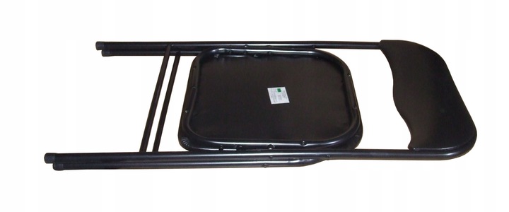 Krzesło składane czarne F do ogrodu, domu, biura