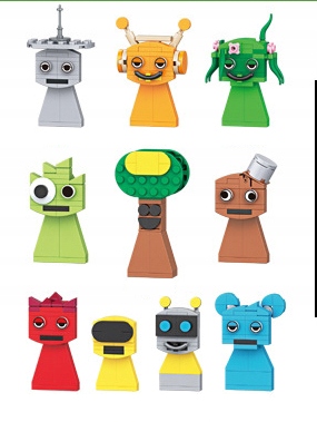 INCREDIBOX SPRUNKI KLOCKI FIGURK ZESTAW 3D zabawka z klocków Prezent