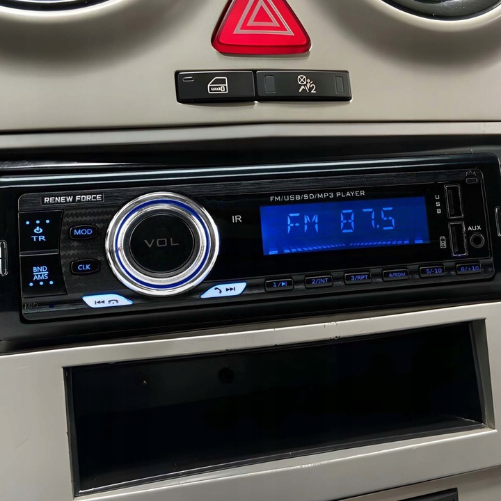 Radio Samochodowe 1-DIN RDS Bluetooth USB AUX Pilot ODŁĄCZANY PANEL Jakość