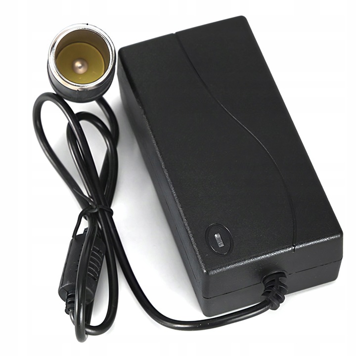 Zasilacz Przetwornica Reduktor Napięcia Gniazda Zapalniczki 230V AC 12V DC