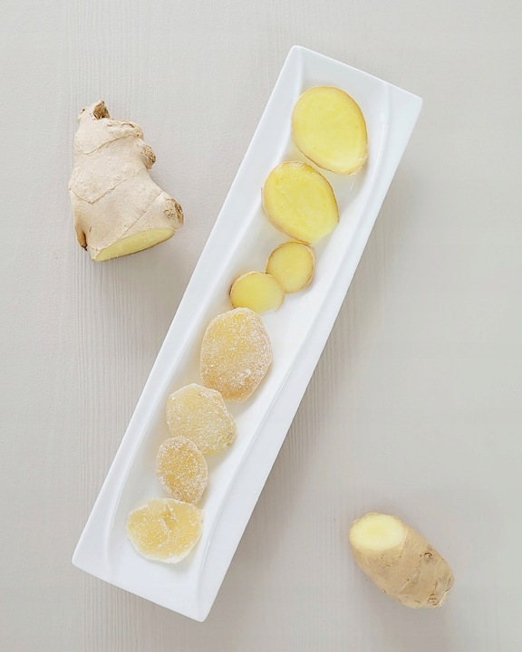 Imbir kandyzowany płatek 1kg płatki w cukrze ginger do herbaty