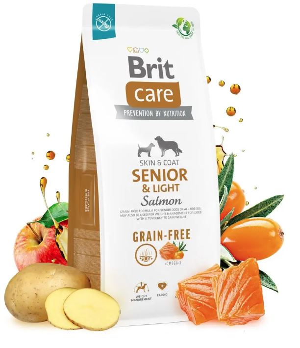 BRIT CARE Senior & Light Salmon 12kg