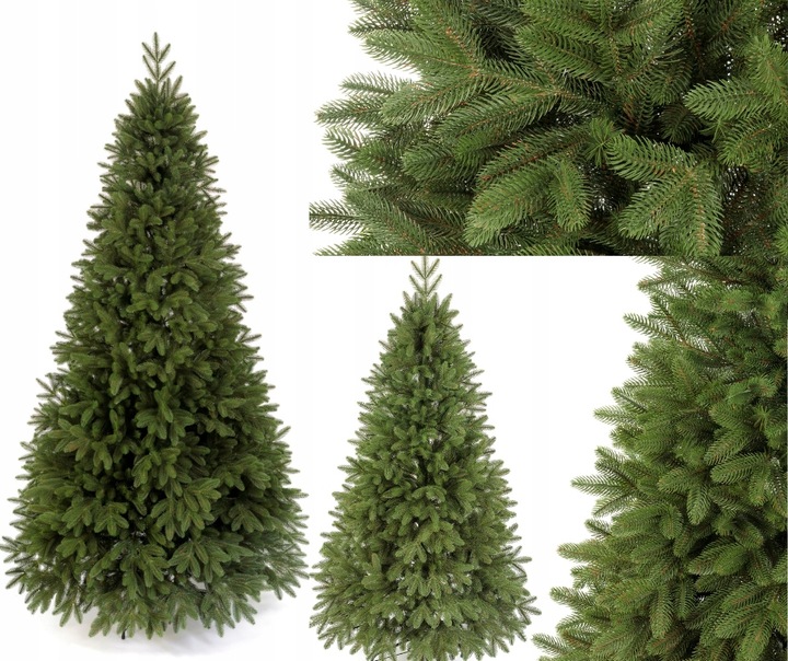 Choinka Ekskluzywna sztuczna Świerk 3D 100% PE 130 cm sylikonowa jak żywa