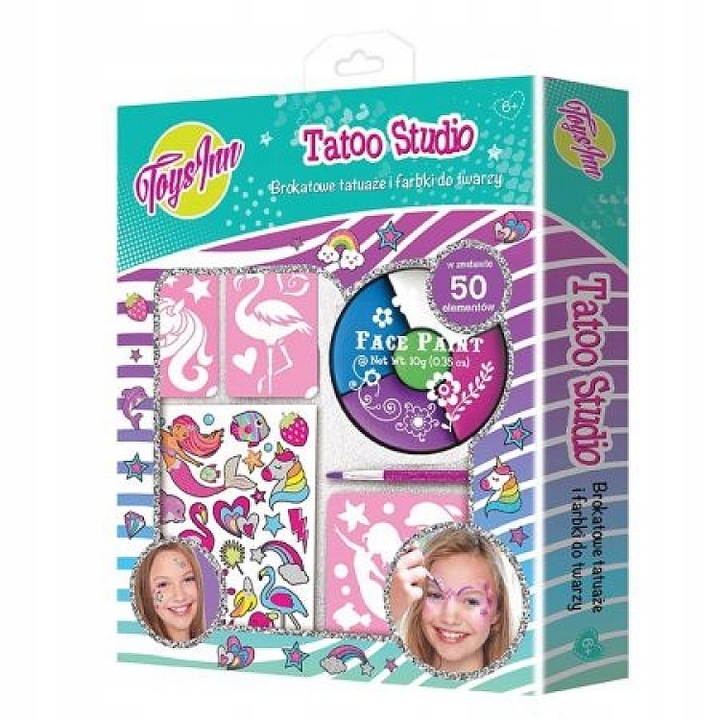 Zestaw farby do malowania twarzy i tatuaże
