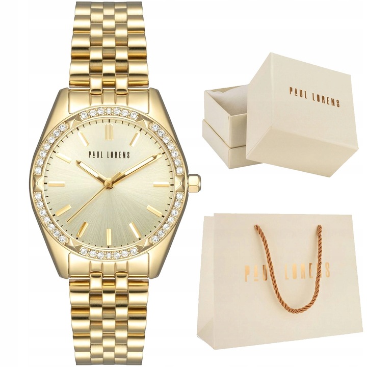 Zegarek damski Paul Lorens 14427B-3D1 zestaw PUDEŁKO i TOREBKA