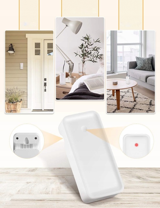 Bezprzewodowa Stacja Pogodowa Zegar Termometr Data