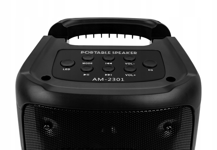 Głośnik Bluetooth Boombox Mobilny USB RADIO LED Bezprzewodowy Przenośny MP3