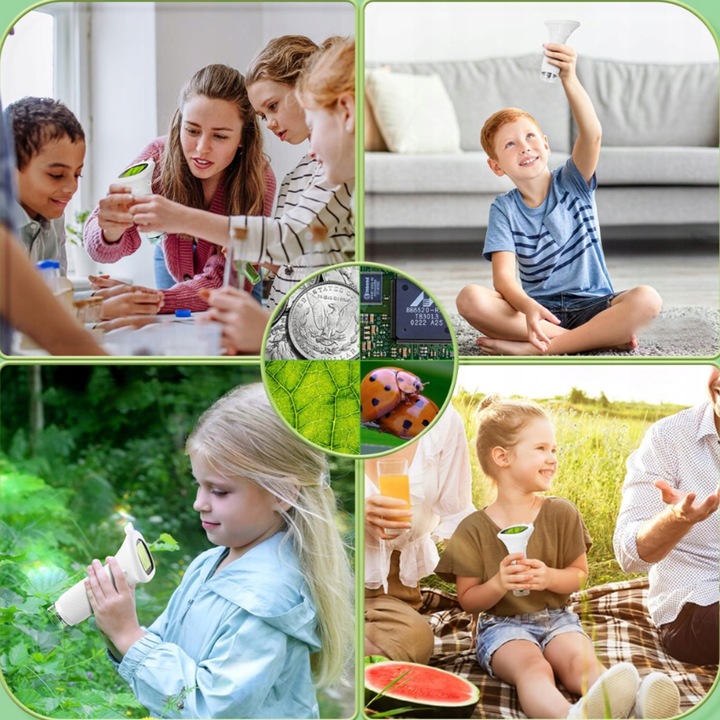 MIKROSKOP CYFROWY KIESZONKOWY OPTYCZNY EKRAN LCD LED ZESTAW Z KAMERA 1000X