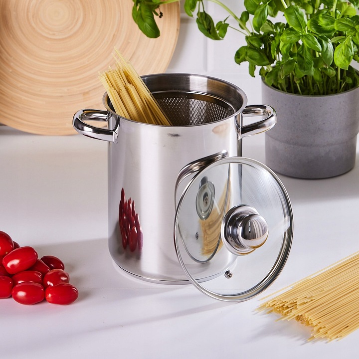 Garnek do gotowania spaghetti makaronu wysoki i SITKO Altom 4L INDUKCJA GAZ