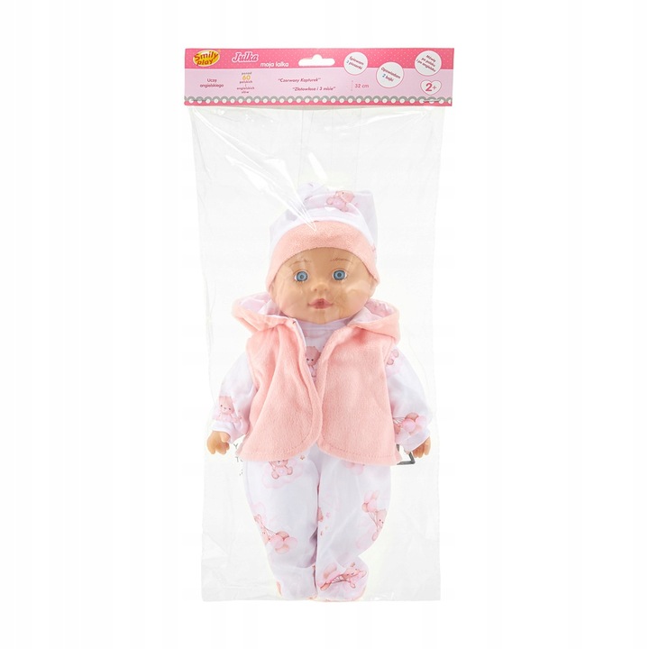 Lalka bobas jak żywa mówi interaktywna śpiewa uczy bajki 2 języki duża