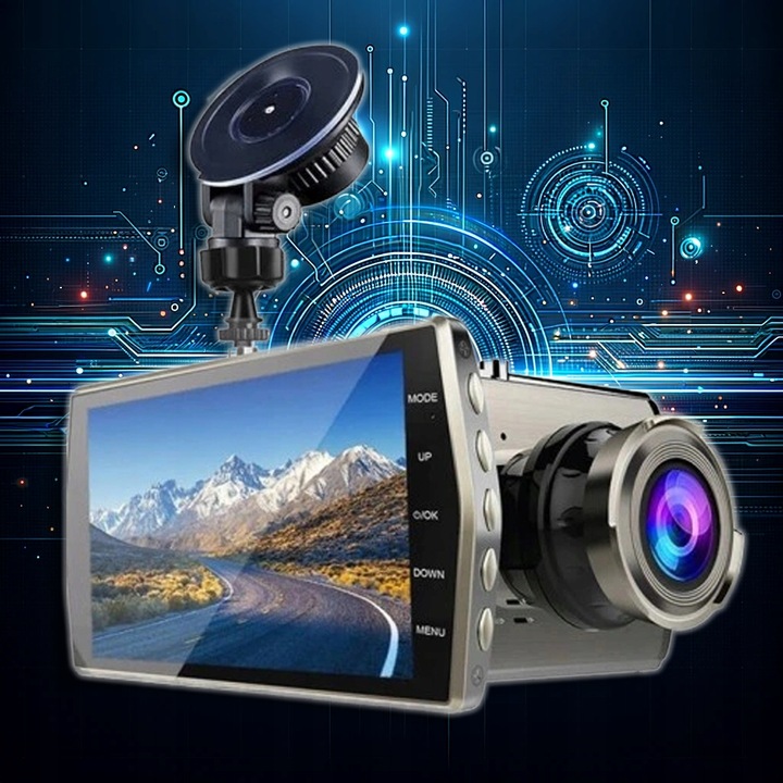 WIDEOREJESTRATOR KAMERA SAMODCHODOWA PRZÓD TYŁ WIDEO REJESTRATOR Menu PL 64