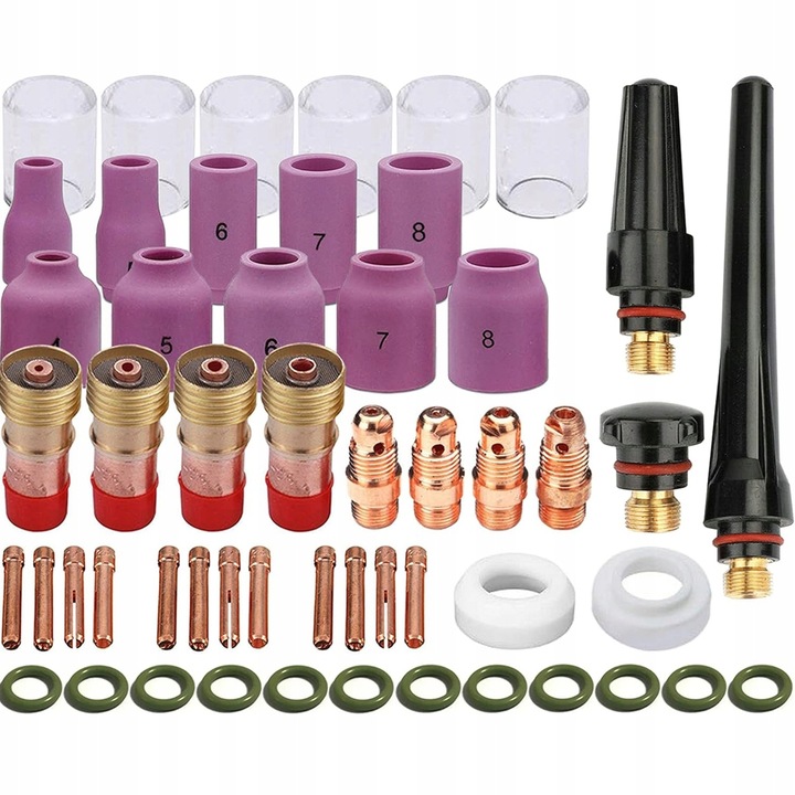 TIG 49 el Zestaw akcesorii spawanie SR17 SR18 SR26 3Ccc