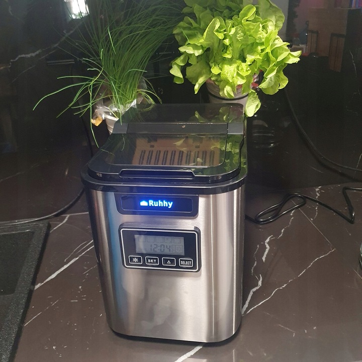 KOSTKARKA DO LODU MASZYNA DO KOSTEK DYSTRYBUTOR SZUFELKA KUBEK TERMICZNY