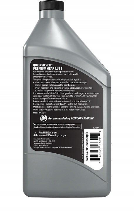 Olej Przekładniowy Quicksilver PREMIUM 1 L 858058QB1