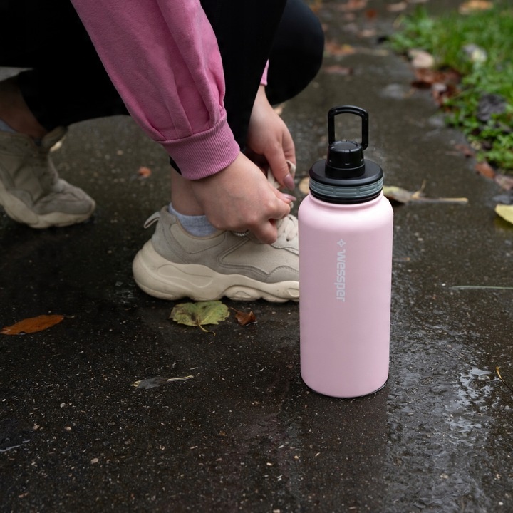 Kubek Termiczny Termos na Herbatę Bidon Butelka Termiczna Stalowa 1l