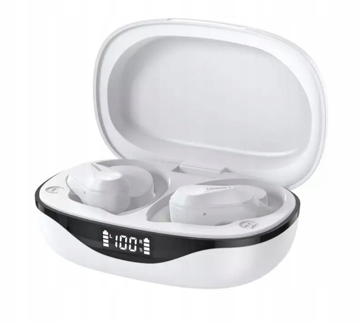 SŁUCHAWKI BEZPRZEWODOWE ZAUSZNE LENOVO LP75 WODOODPORNE GAMINGOWE SPORTOWE