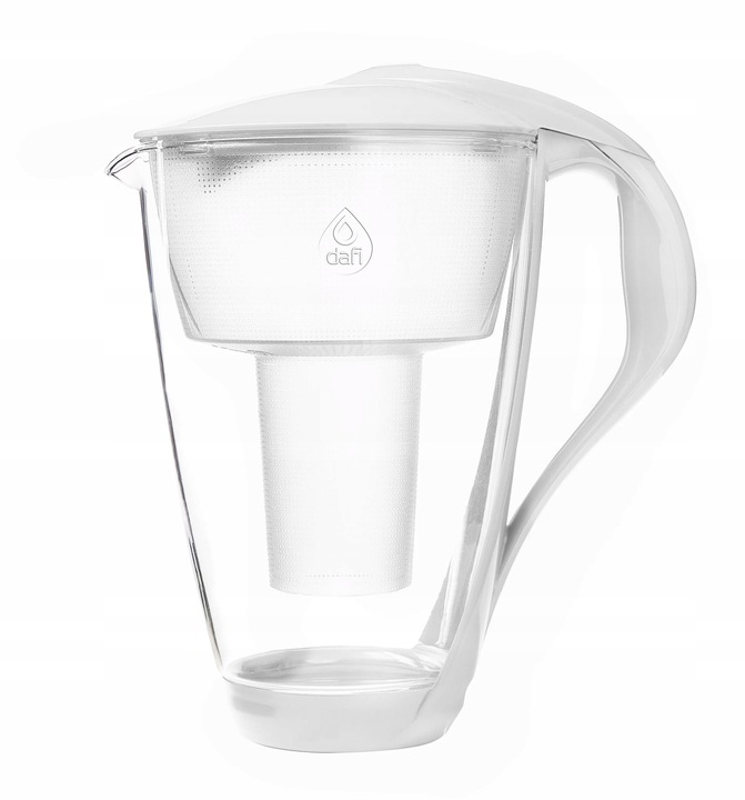 Szklany dzbanek filtrujący Dafi Crystal (biały)
